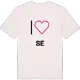 Jag älskar Se t-shirt stort tryck