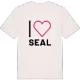 Jag älskar Seal t-shirt stort tryck