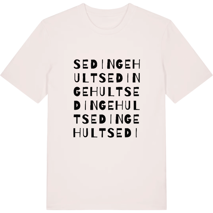 Sedingehult ordlek t-shirt – t-shirt från PinShirt