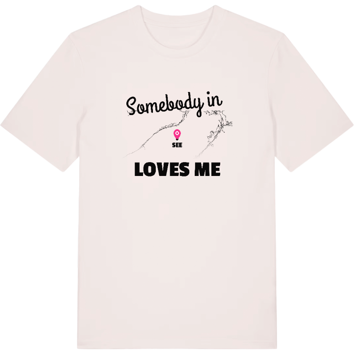 Någon i See älskar mig t-shirt – t-shirt från PinShirt