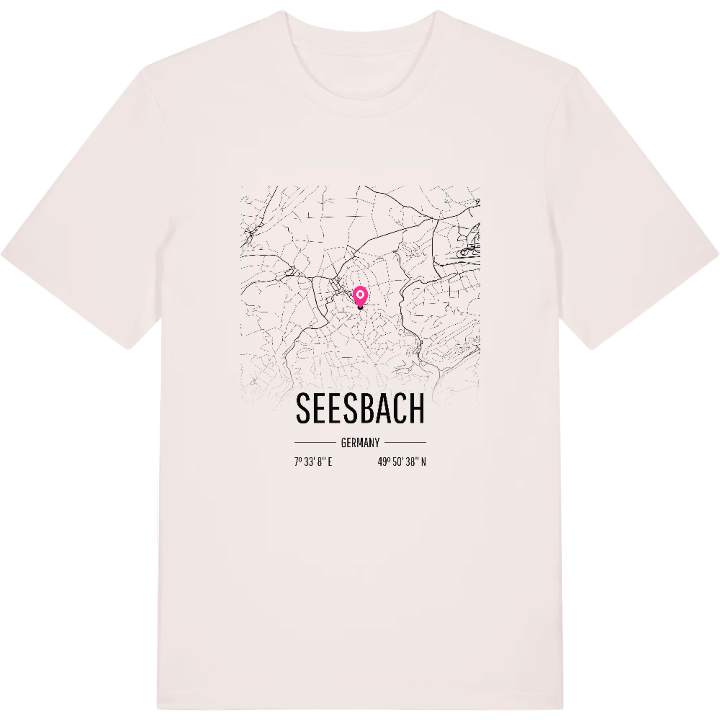 Seesbach karta t-shirt – t-shirt från PinShirt