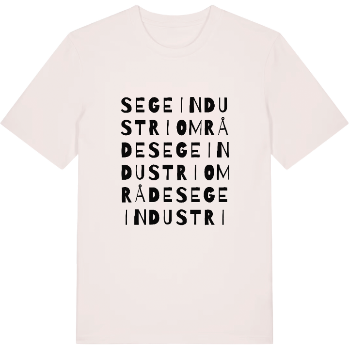 Sege Industriområde ordlek t-shirt – t-shirt från PinShirt