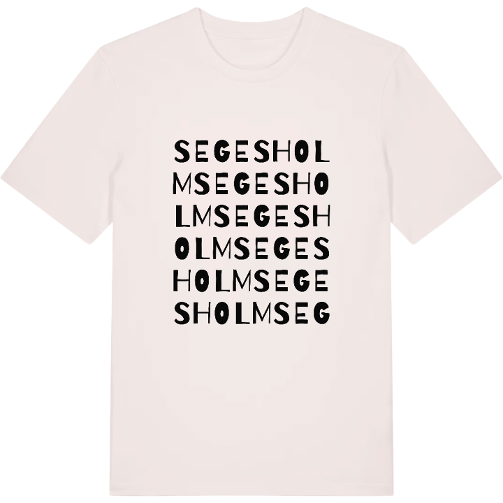 Segesholm ordlek t-shirt – t-shirt från PinShirt