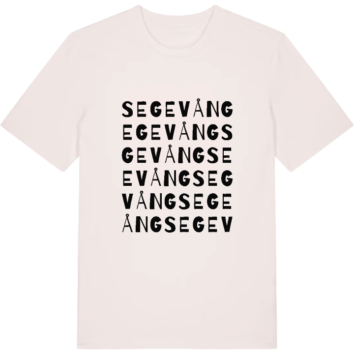 Segevång ordlek t-shirt – t-shirt från PinShirt