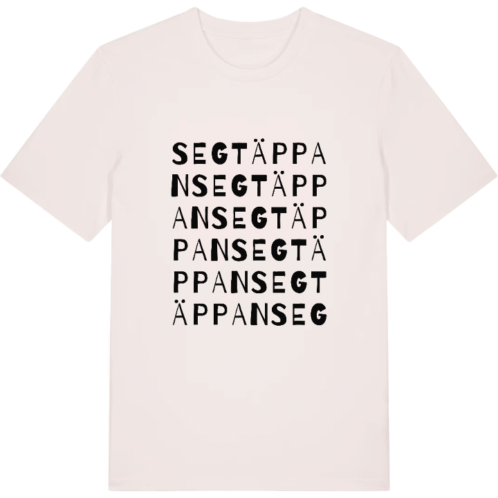 Segtäppan ordlek t-shirt – t-shirt från PinShirt