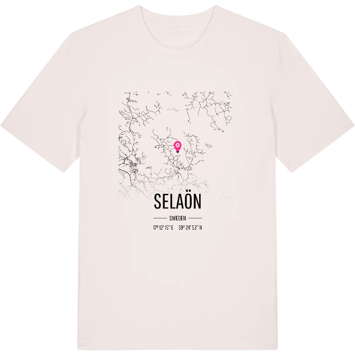 Selaön karta t-shirt – t-shirt från PinShirt
