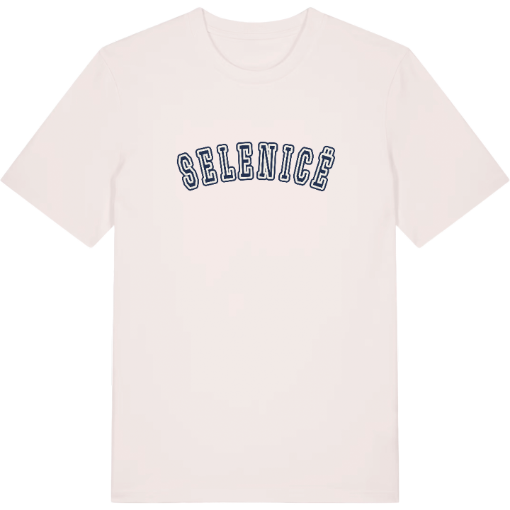 Selenicë college t-shirt – t-shirt från PinShirt