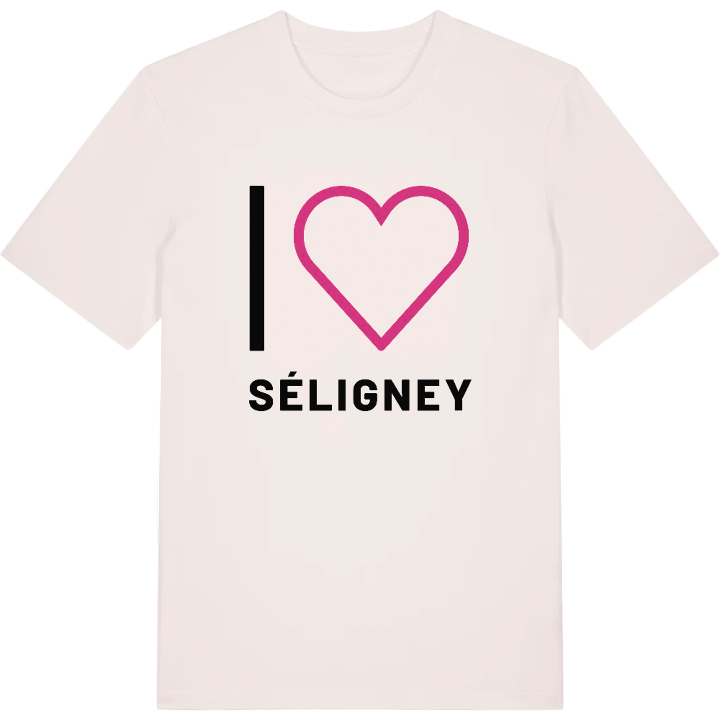 Jag älskar Séligney t-shirt stort tryck – t-shirt från PinShirt