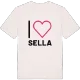 Jag älskar Sella t-shirt stort tryck