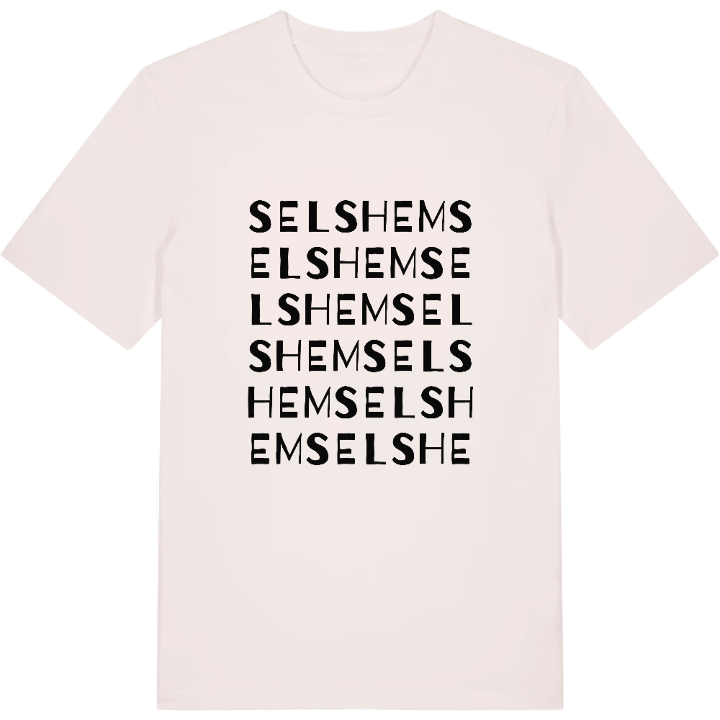 Selshem ordlek t-shirt – t-shirt från PinShirt