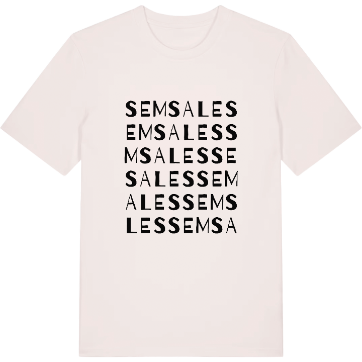 Semsales ordlek t-shirt – t-shirt från PinShirt
