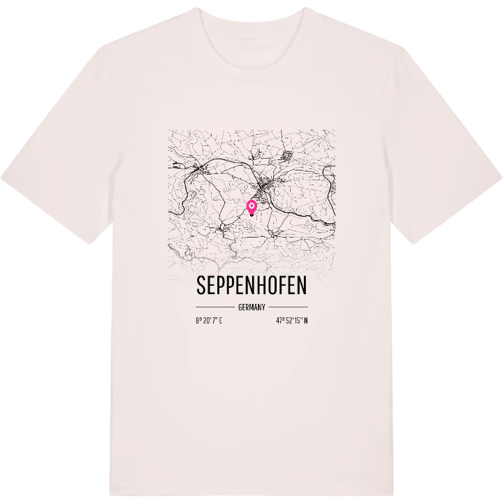Seppenhofen karta t-shirt – t-shirt från PinShirt