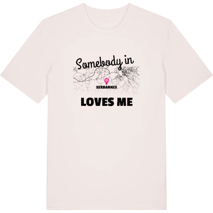 Någon i Serbannes älskar mig t-shirt – t-shirt från PinShirt