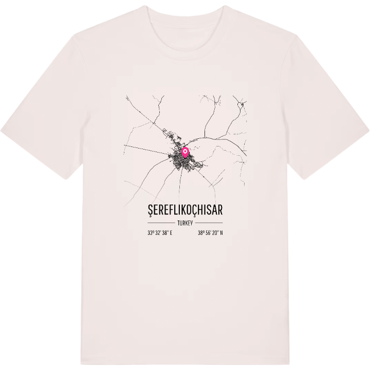 Şereflikoçhisar karta t-shirt – t-shirt från PinShirt