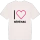 Jag älskar Sérénac t-shirt stort tryck
