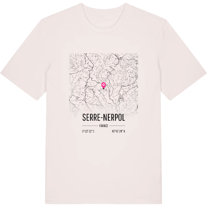 Serre-Nerpol karta t-shirt – t-shirt från PinShirt