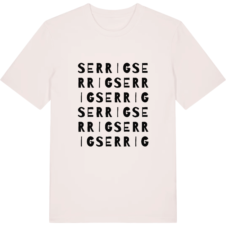 Serrig ordlek t-shirt – t-shirt från PinShirt