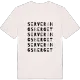 Serveringsberget ordlek t-shirt