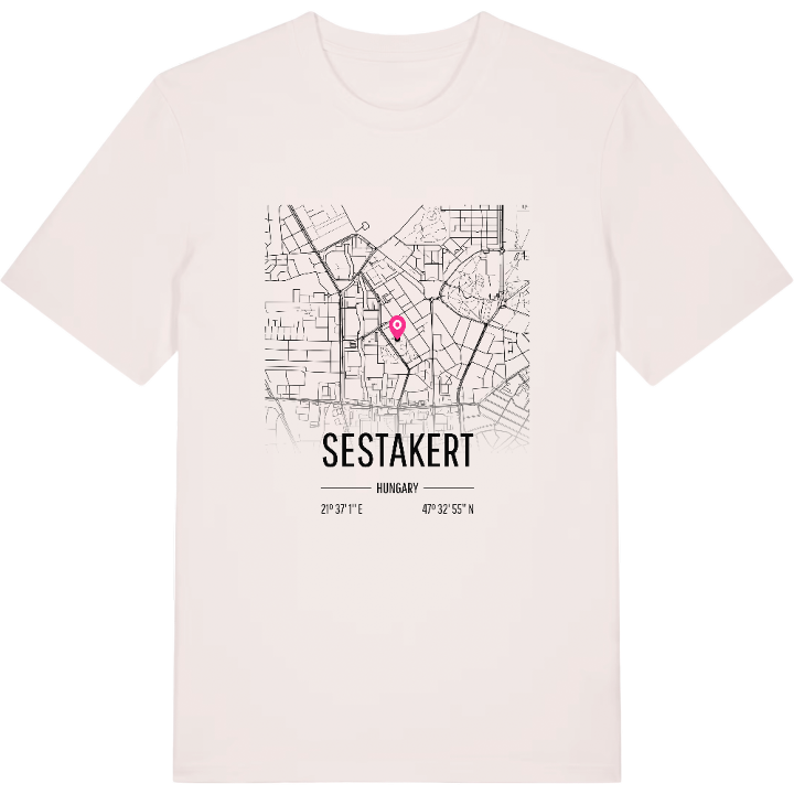 Sestakert karta t-shirt – t-shirt från PinShirt