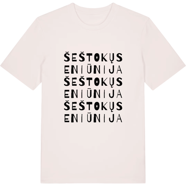 Šeštokų seniūnija ordlek t-shirt – t-shirt från PinShirt