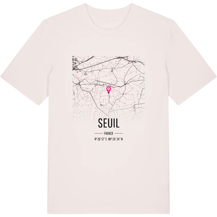 Seuil karta t-shirt – t-shirt från PinShirt