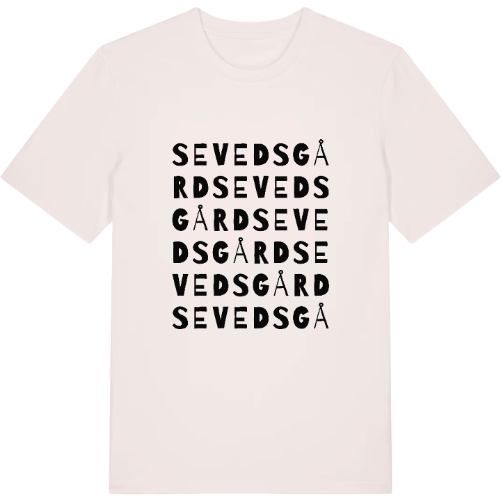Sevedsgård ordlek t-shirt – t-shirt från PinShirt