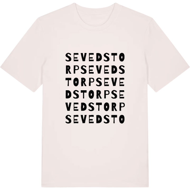 Sevedstorp ordlek t-shirt – t-shirt från PinShirt
