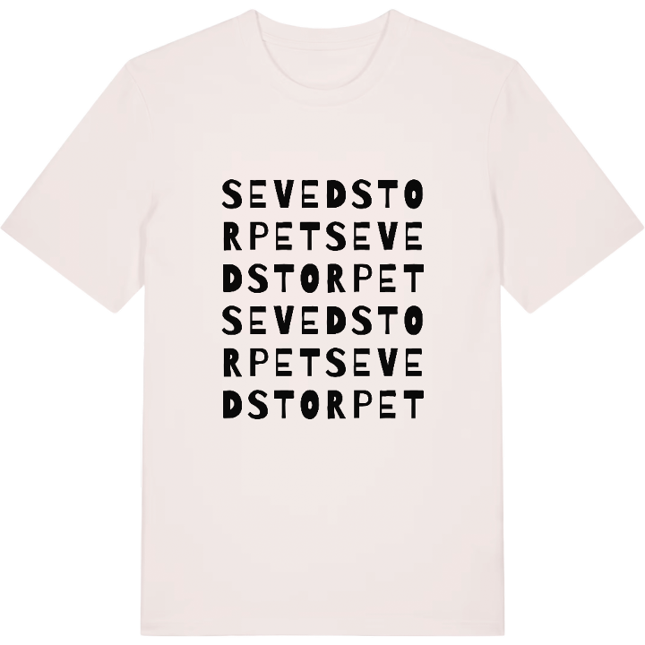 Sevedstorpet ordlek t-shirt – t-shirt från PinShirt