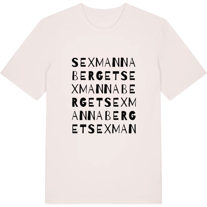 Sexmannaberget ordlek t-shirt – t-shirt från PinShirt