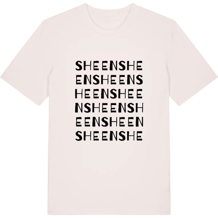 Sheen ordlek t-shirt – t-shirt från PinShirt