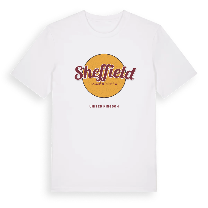 Sheffield cirkel t-shirt – t-shirt från PinShirt