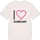 Jag älskar Shoreham t-shirt stort tryck