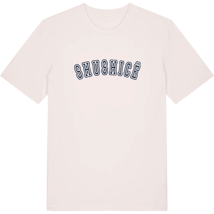 Shushicë college t-shirt – t-shirt från PinShirt