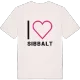 Jag älskar Sibbalt t-shirt stort tryck