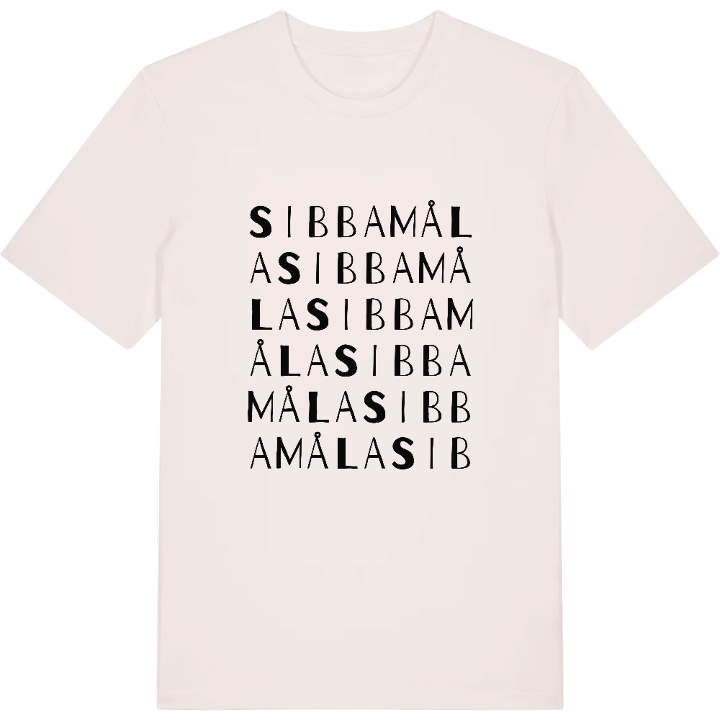 Sibbamåla ordlek t-shirt – t-shirt från PinShirt