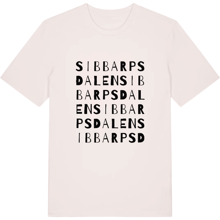 Sibbarpsdalen ordlek t-shirt – t-shirt från PinShirt