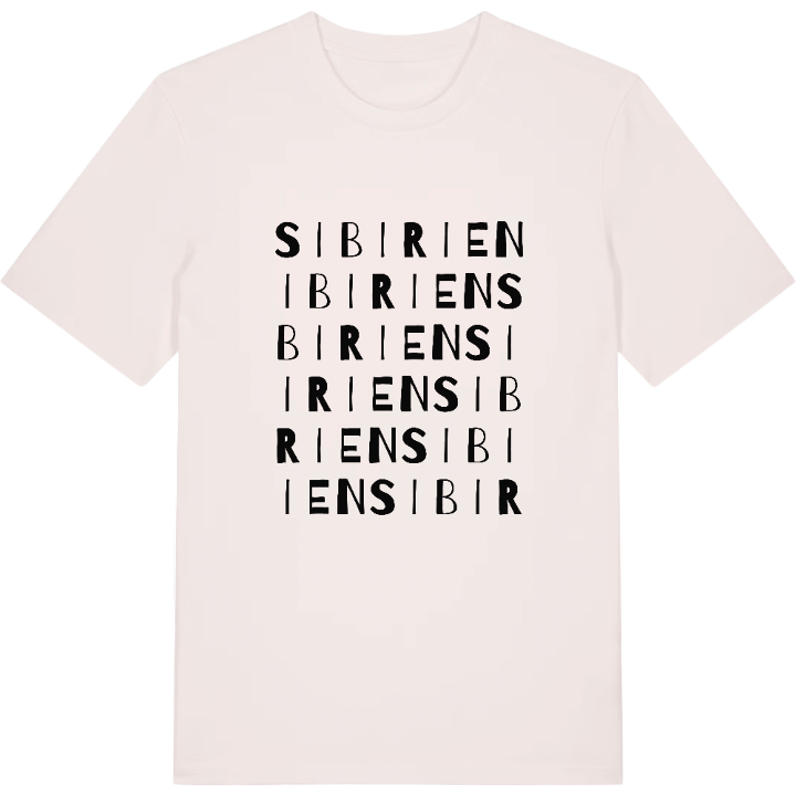 Sibirien ordlek t-shirt – t-shirt från PinShirt