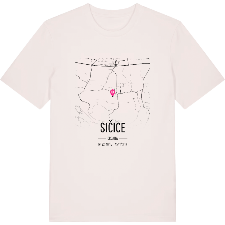Sičice karta t-shirt – t-shirt från PinShirt