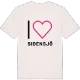 Jag älskar Sidensjö t-shirt stort tryck