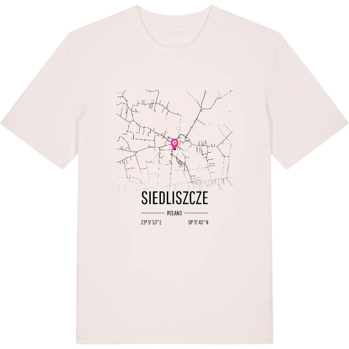 Siedliszcze karta t-shirt – t-shirt från PinShirt
