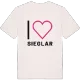 Jag älskar Sieglar t-shirt stort tryck