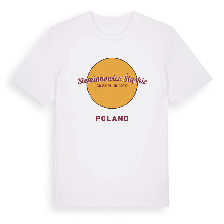 Siemianowice Śląskie cirkel t-shirt – t-shirt från PinShirt