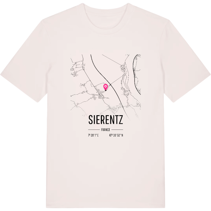 Sierentz karta t-shirt – t-shirt från PinShirt