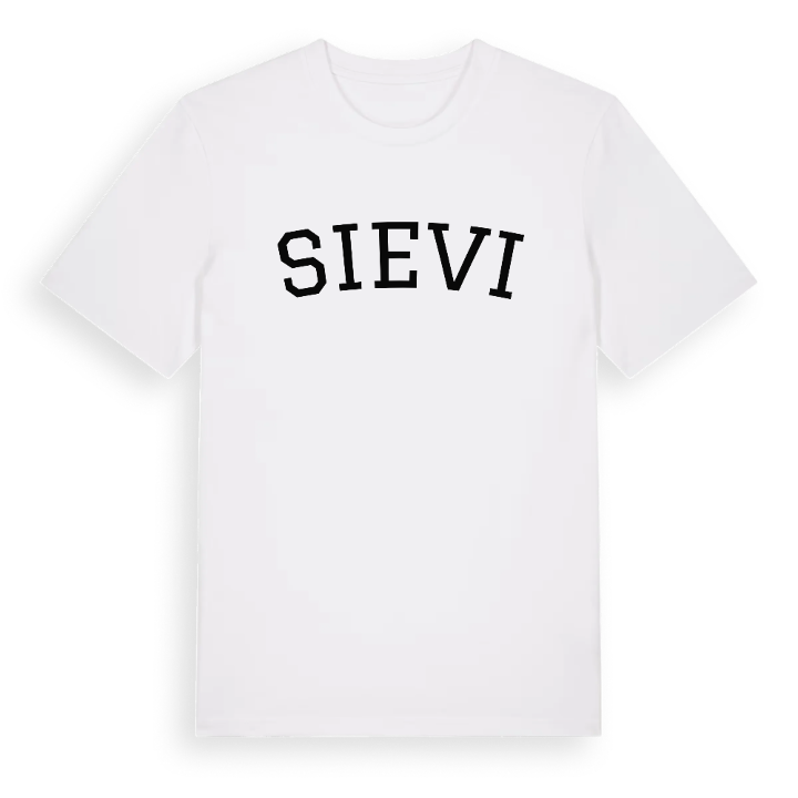 Sievi böjd t-shirt – t-shirt från PinShirt