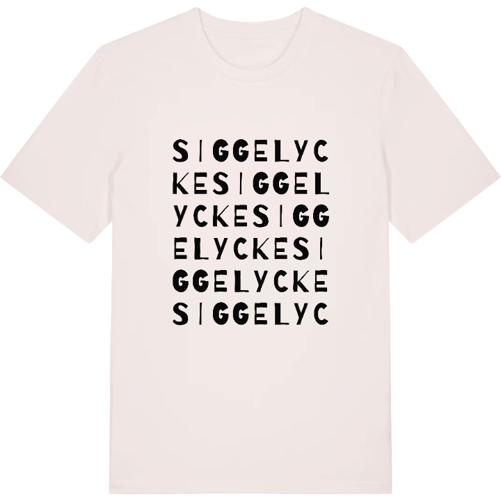 Siggelycke ordlek t-shirt – t-shirt från PinShirt
