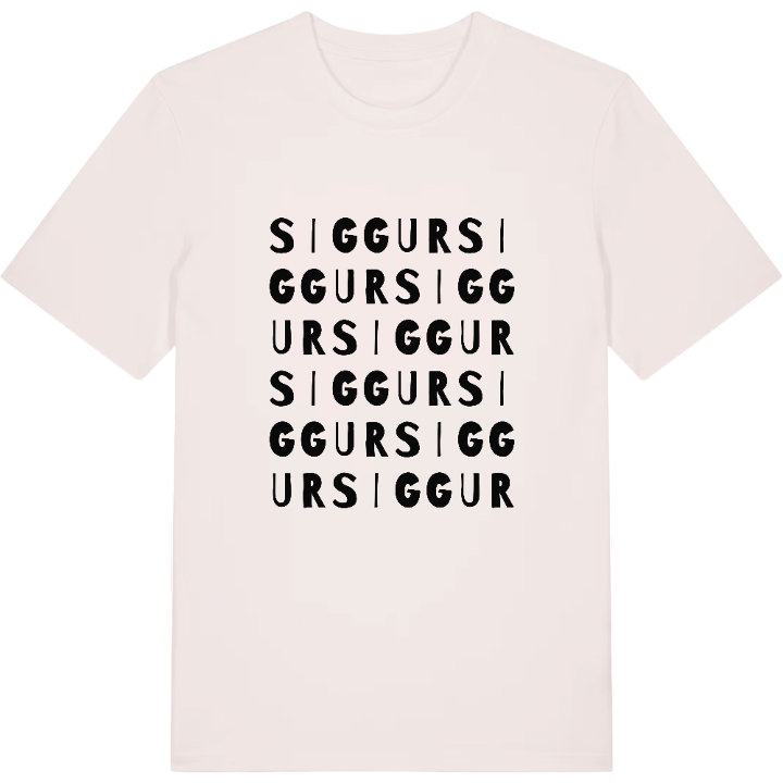 Siggur ordlek t-shirt – t-shirt från PinShirt
