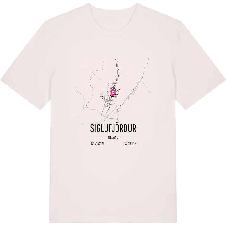Siglufjörður karta t-shirt – t-shirt från PinShirt