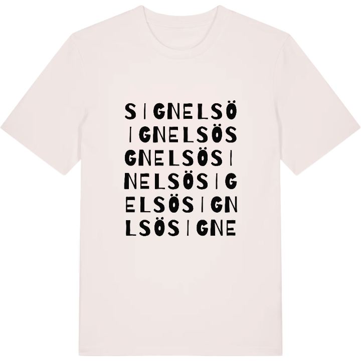 Signelsö ordlek t-shirt – t-shirt från PinShirt