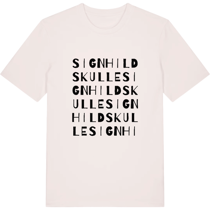 Signhildskulle ordlek t-shirt – t-shirt från PinShirt