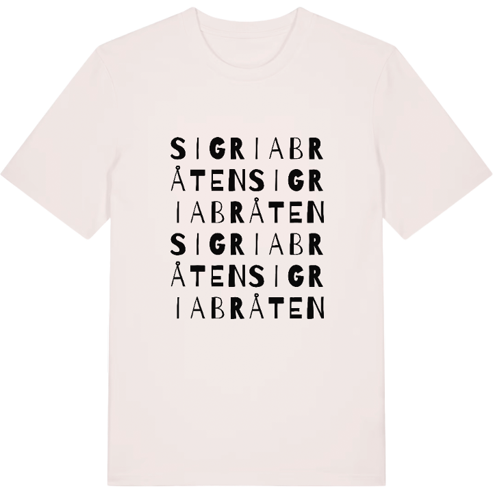 Sigriabråten ordlek t-shirt – t-shirt från PinShirt